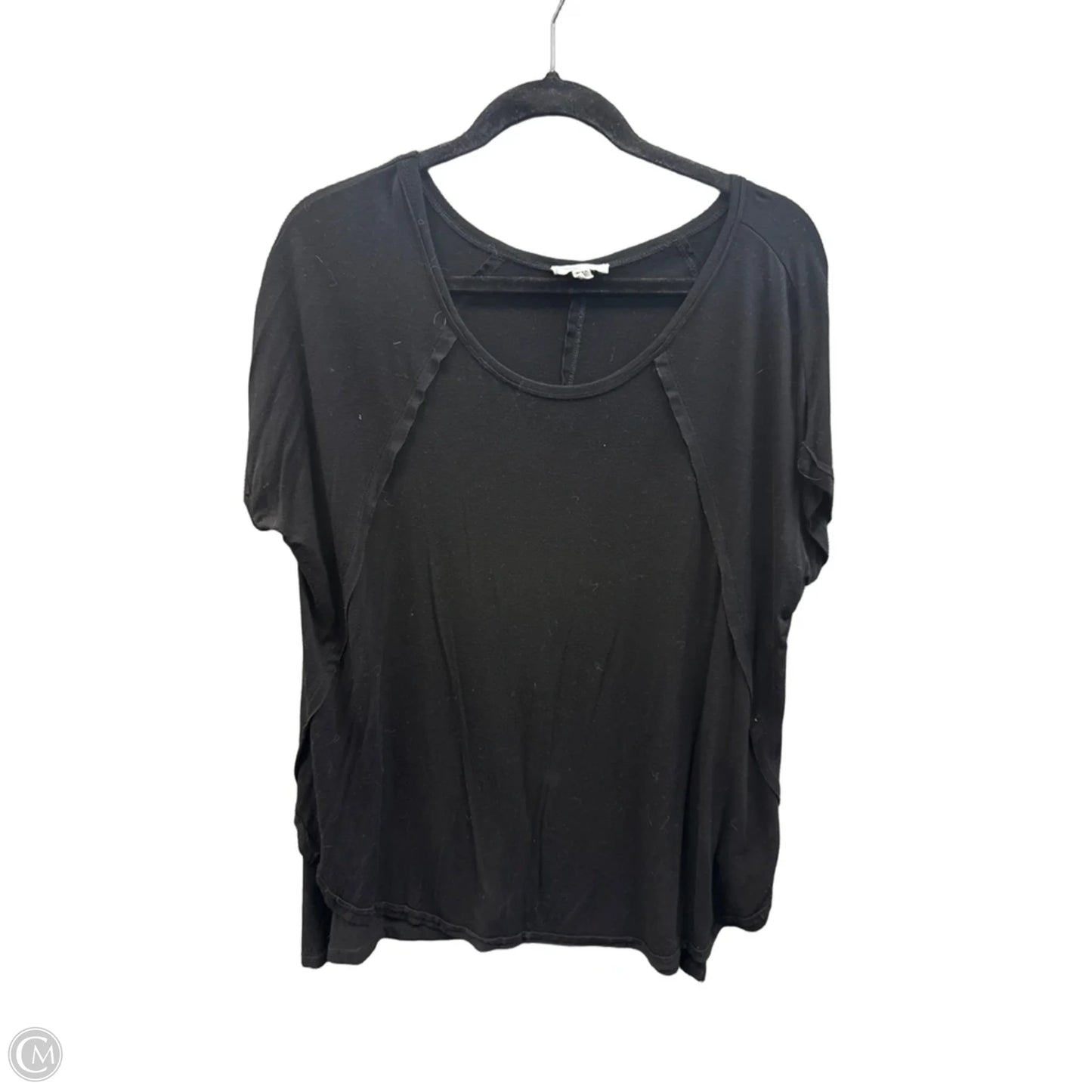 Tunic Short Sleeve By Mittoshop In Black, Size: M