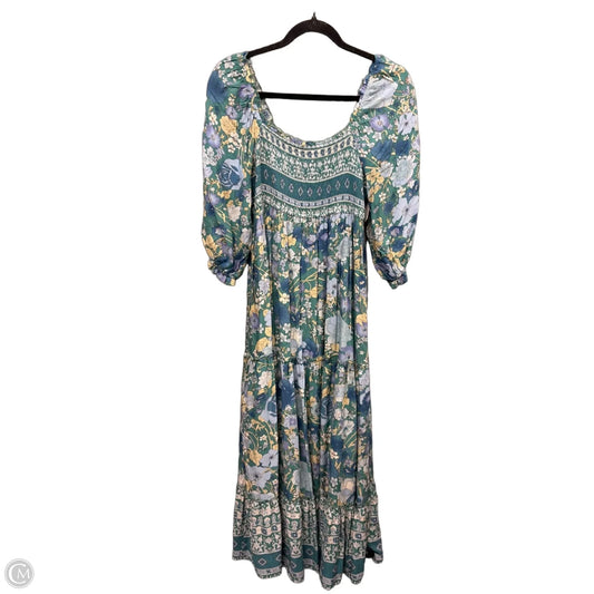 Dress Casual Maxi By In Loom In Green, Size: M