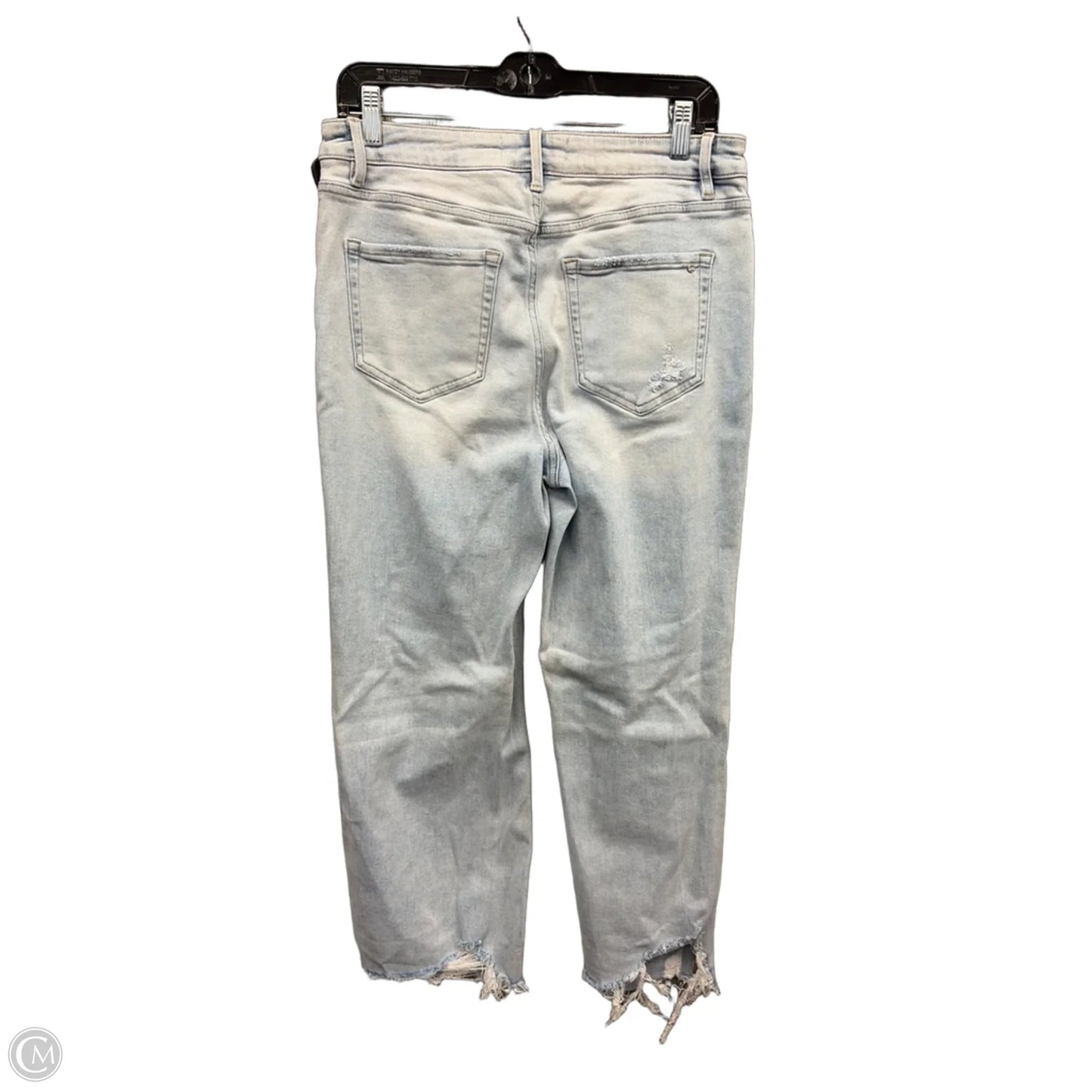 Jeans Straight By Micas In Blue Denim, Size: 10