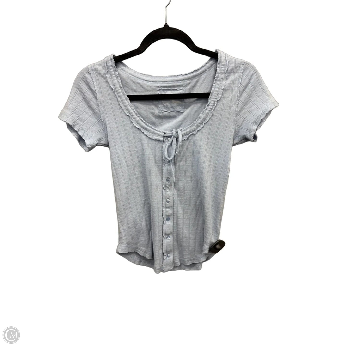 Top Short Sleeve By Aerie In Blue, Size: Sp