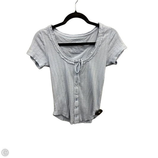 Top Short Sleeve By Aerie In Blue, Size: Sp