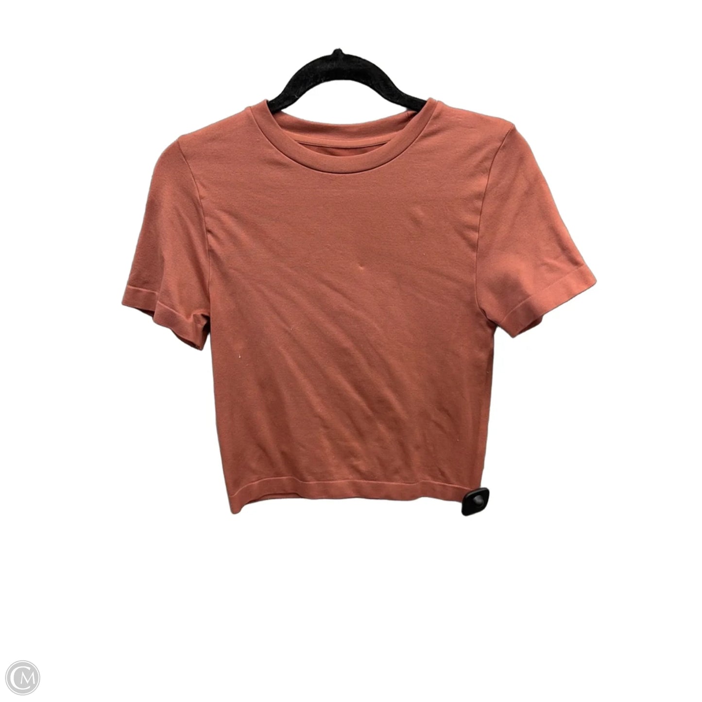 Top Short Sleeve Basic By A New Day In Brown, Size: M