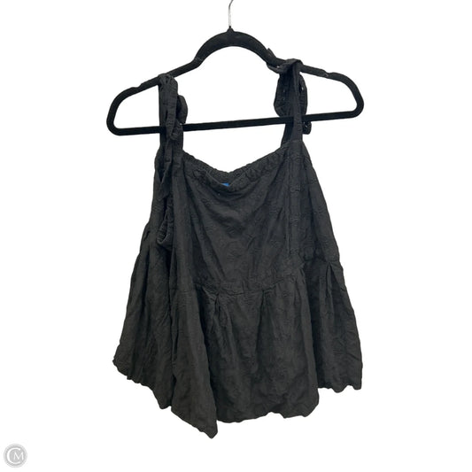 Top Sleeveless By Old Navy In Black, Size: 3x