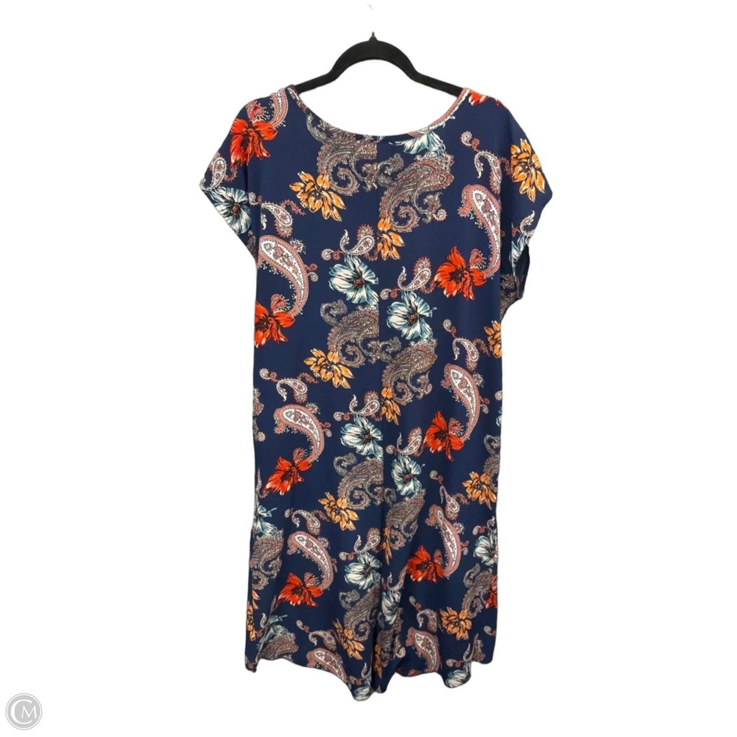 Tunic Short Sleeve By Cha Cha Vente In Navy, Size: 1x