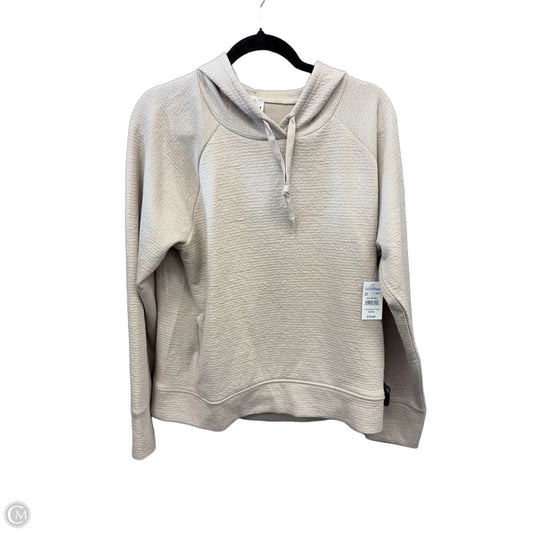Athletic Top Long Sleeve Hoodie By Rbx In Tan, Size: L