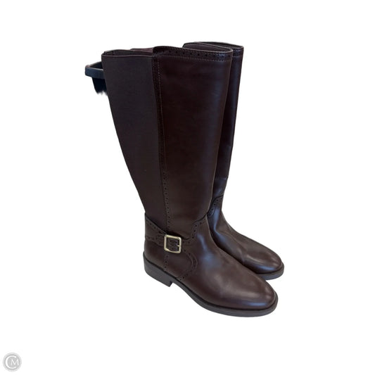 Boots Knee Flats By St Johns Bay In Brown, Size: 9