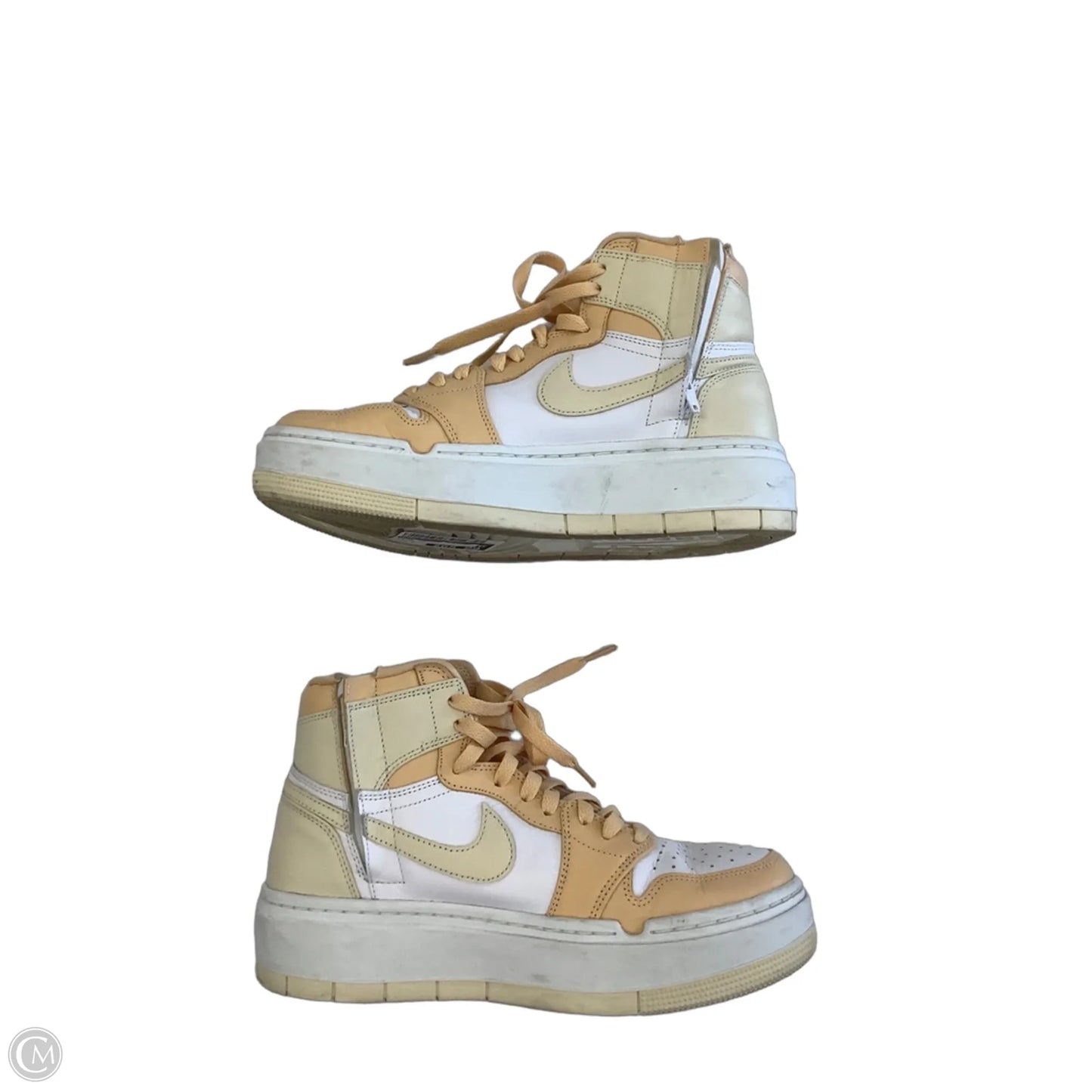 Shoes Sneakers Platform By Nike In Yellow, Size: 9.5