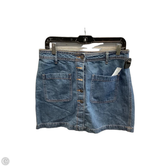 Skirt Mini & Short By Old Navy In Blue Denim, Size: 8