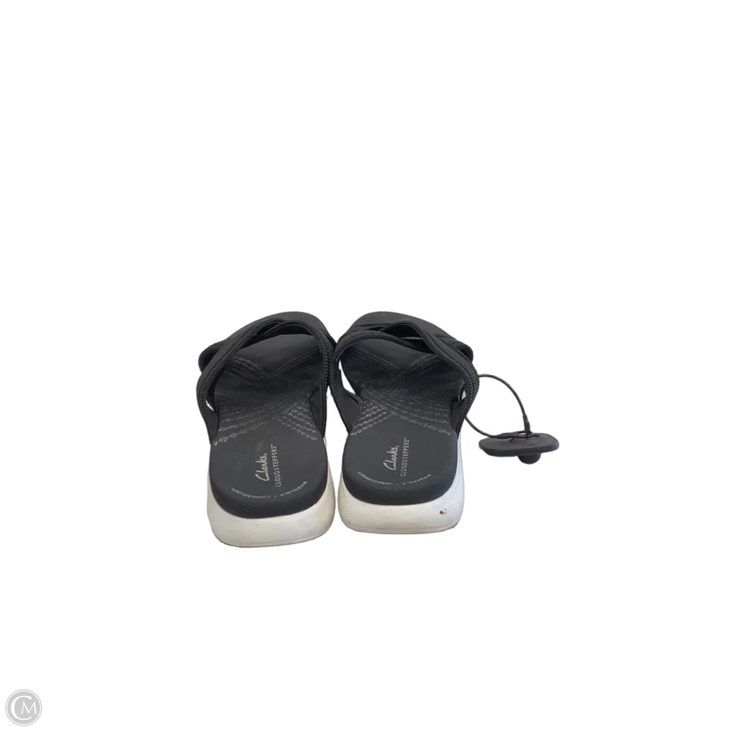 Sandals Flats By Clarks In Black, Size: 8
