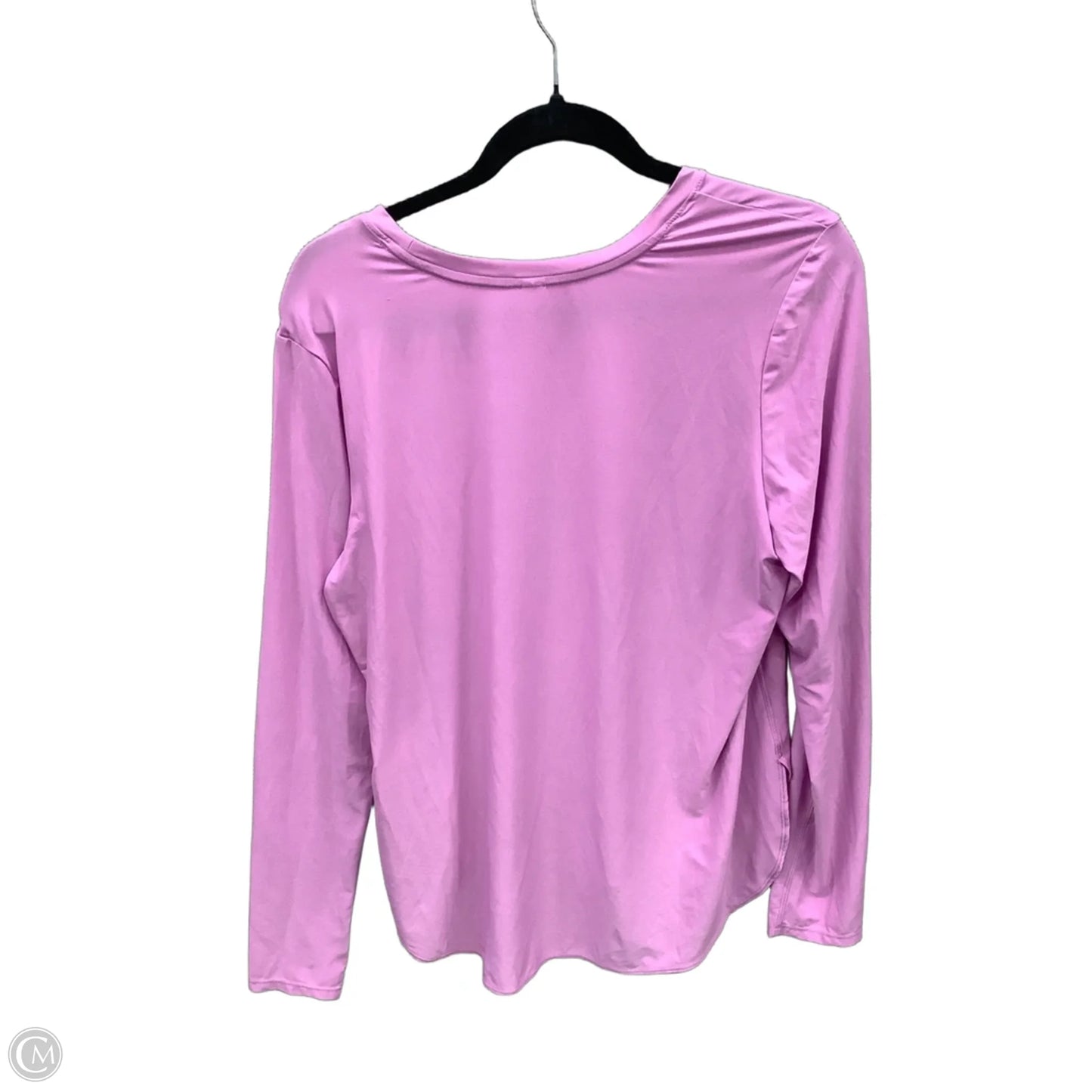 Athletic Top Long Sleeve Crewneck By Clothes Mentor In Pink, Size: L