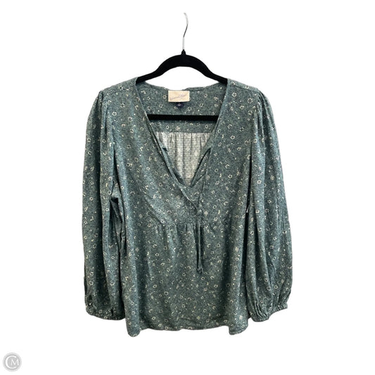 Top Long Sleeve By Universal Thread In Green, Size: Xl