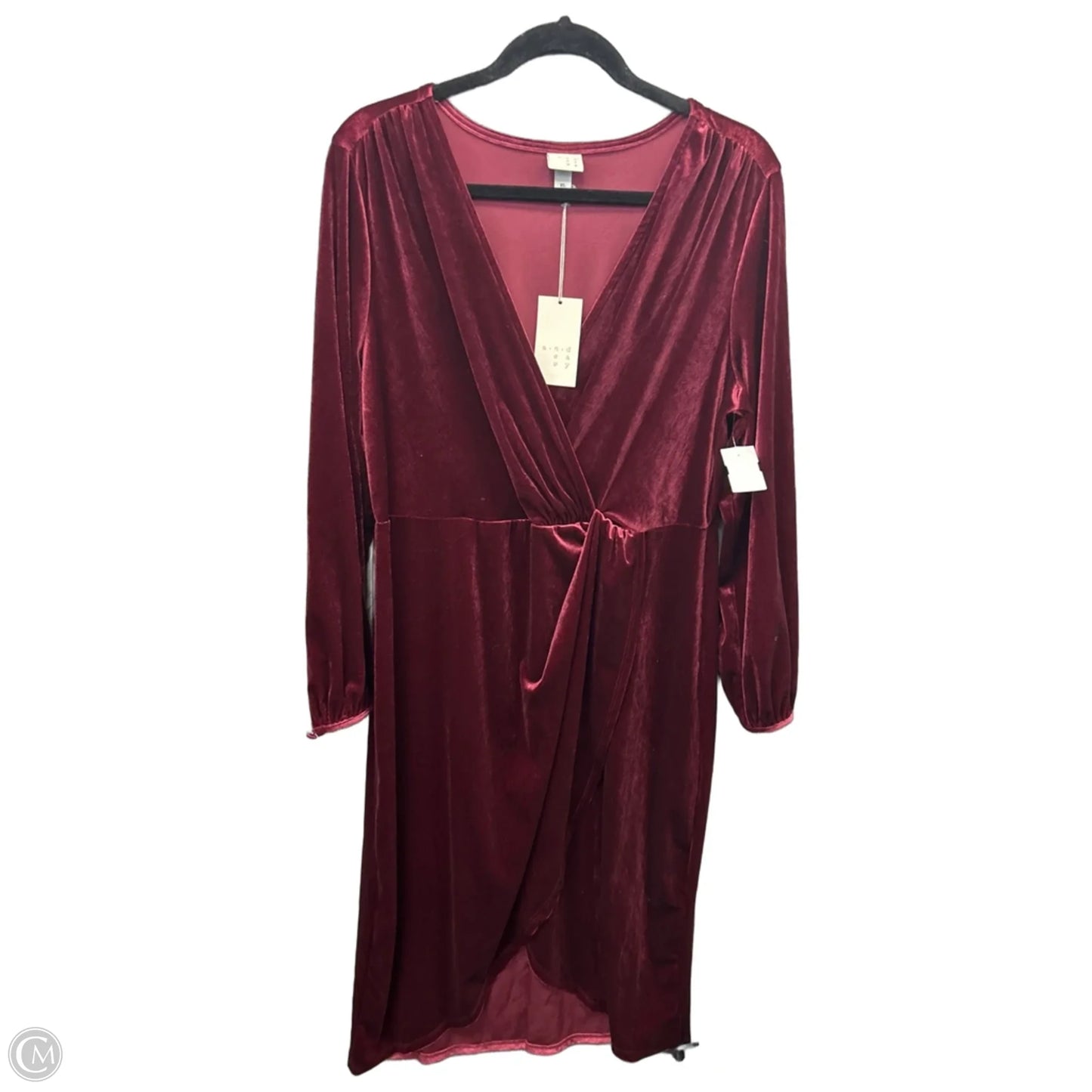Dress Party Midi By A New Day In Red, Size: Xl