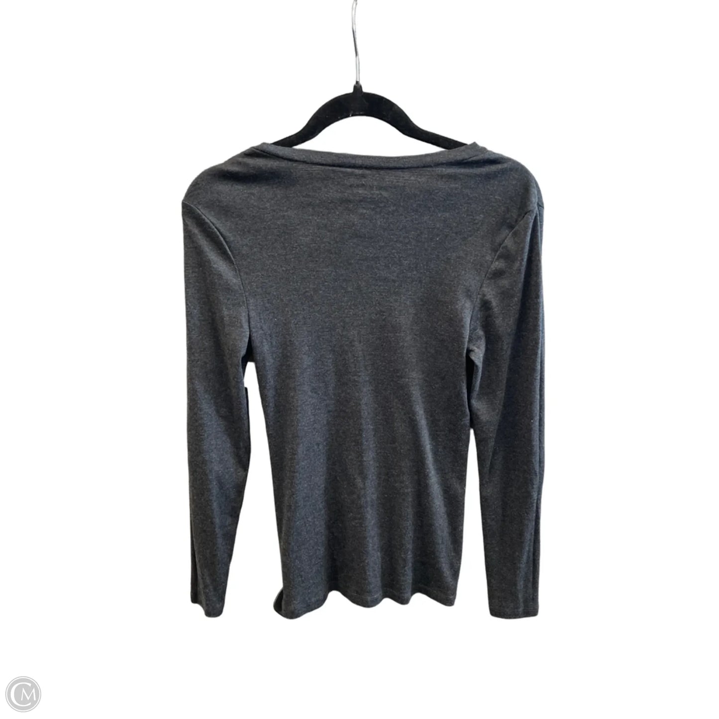 Top Long Sleeve Basic By Old Navy In Grey, Size: M