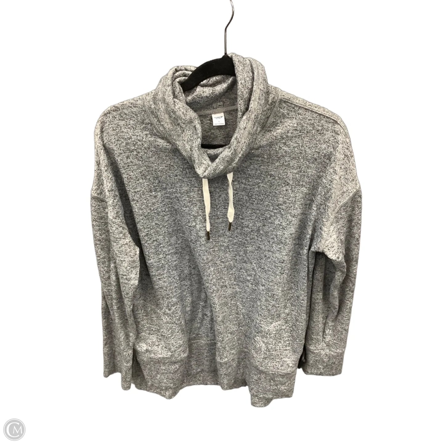 Athletic Top Long Sleeve Crewneck By Old Navy In Grey, Size: L