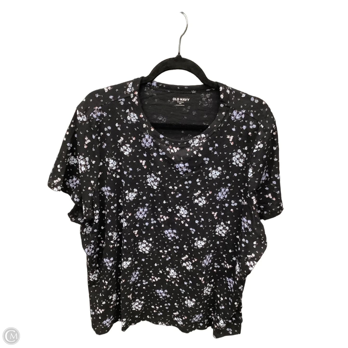Top Short Sleeve By Old Navy In Geometric Pattern, Size: Xxl