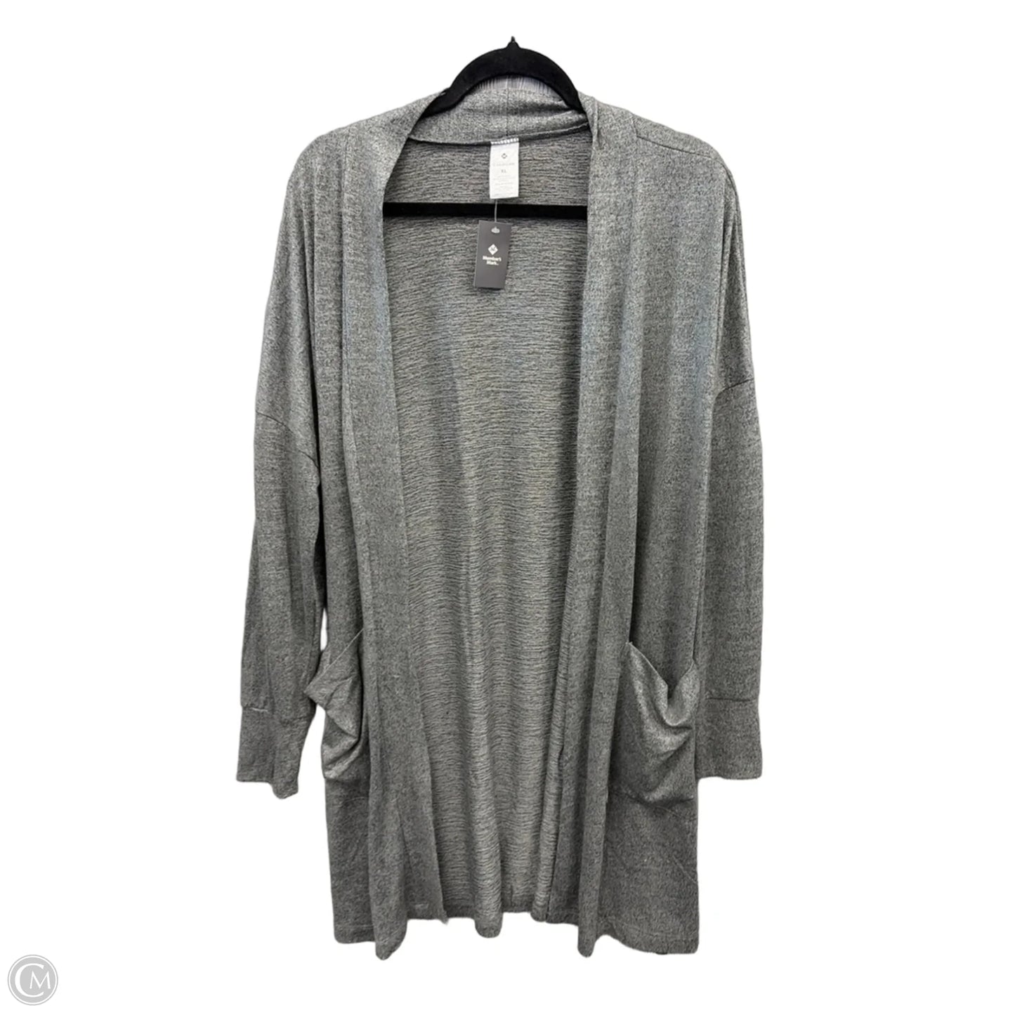 Cardigan By Members Mark In Grey, Size: Xl