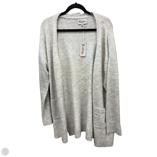 Cardigan By Wrangler In Grey, Size: Xl