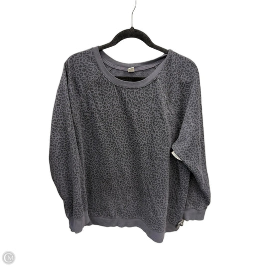 Sweatshirt Crewneck By Old Navy In Animal Print, Size: Xl