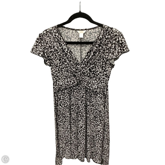 Dress Casual Short By Christopher And Banks In Black & White, Size: S
