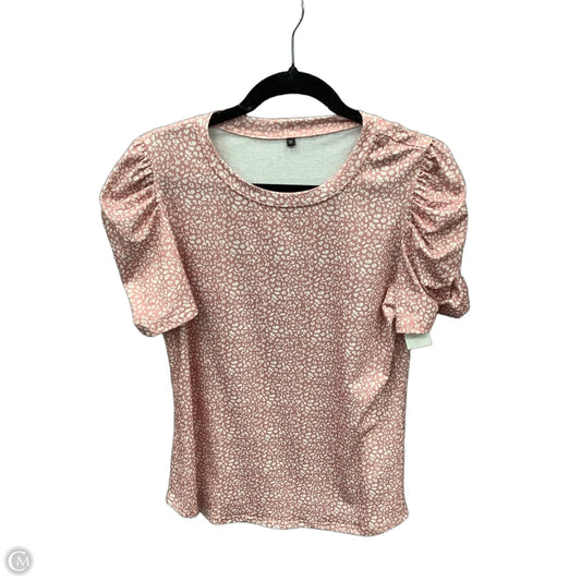 Top Short Sleeve By Clothes Mentor In Pink, Size: M