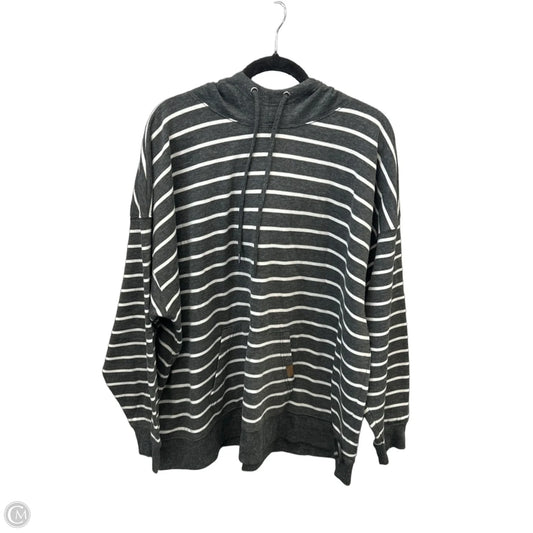 Sweatshirt Hoodie By Maurices In Grey, Size: 3x