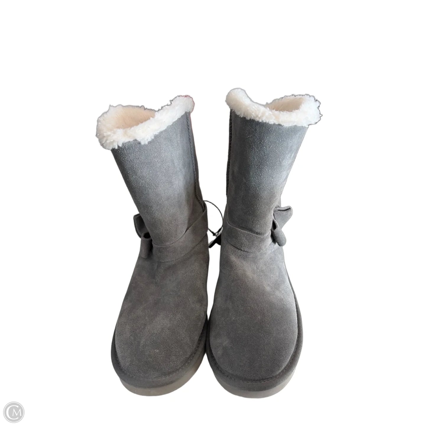 Boots Ankle Heels By Koolaburra By Ugg In Grey, Size: 9