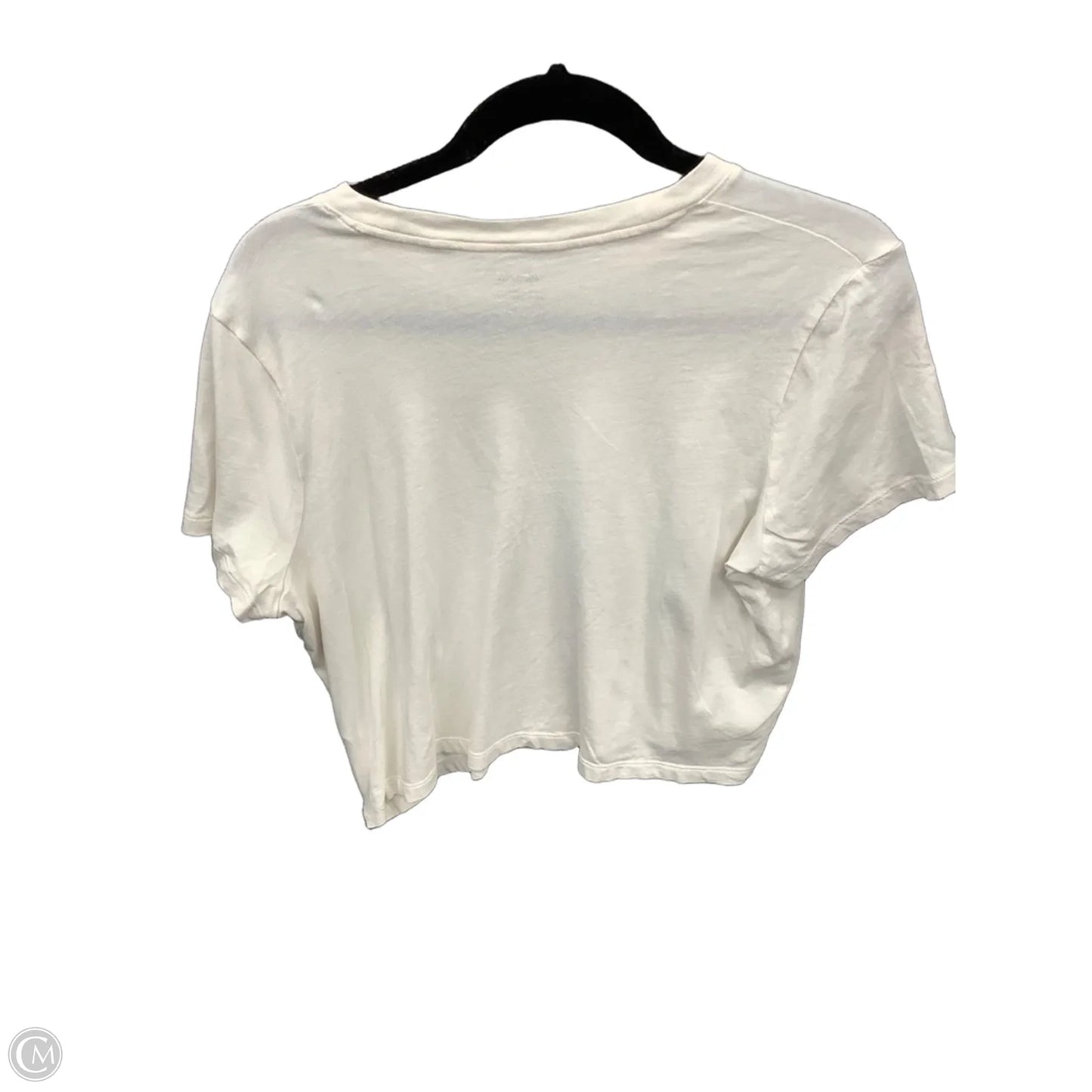 Top Short Sleeve Basic By Madewell In White, Size: M
