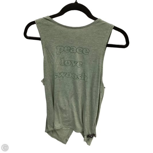 Athletic Tank Top By Nike Apparel In Green, Size: M