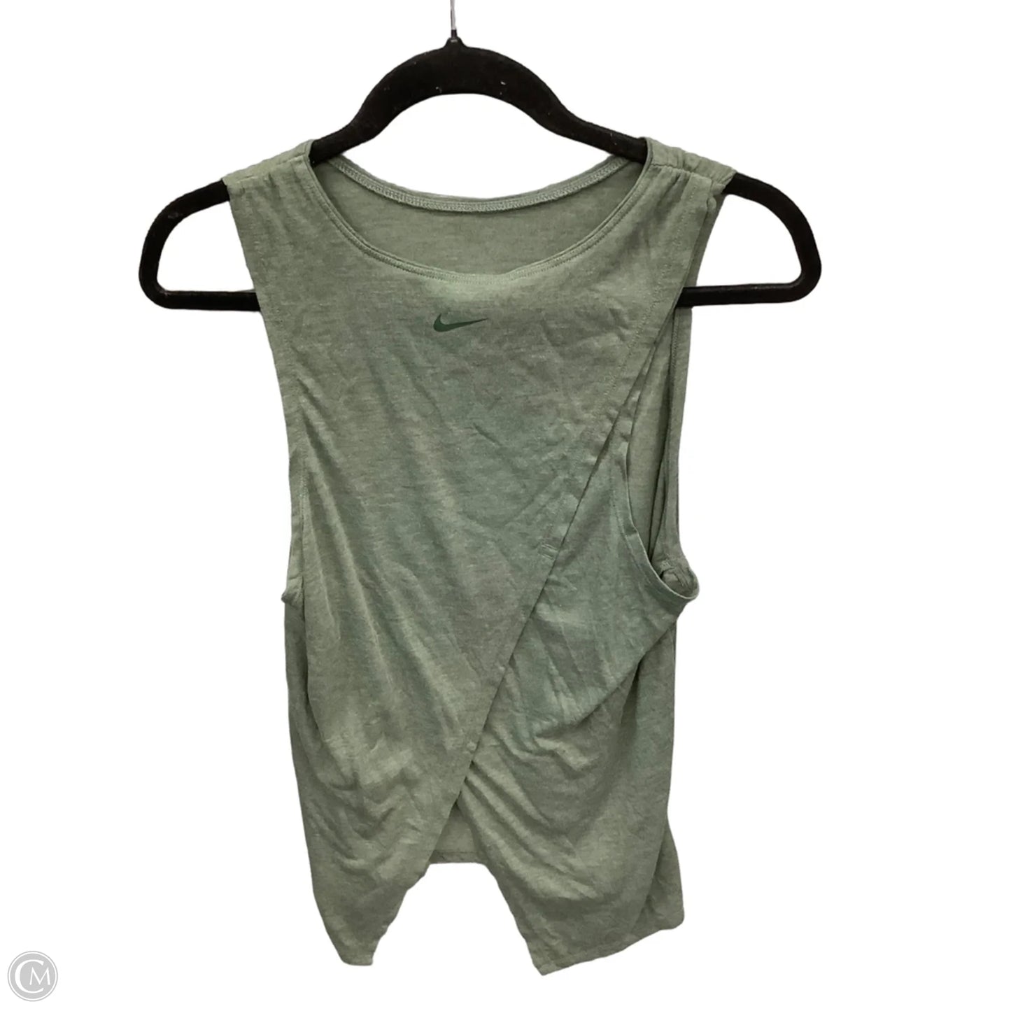 Athletic Tank Top By Nike Apparel In Green, Size: M