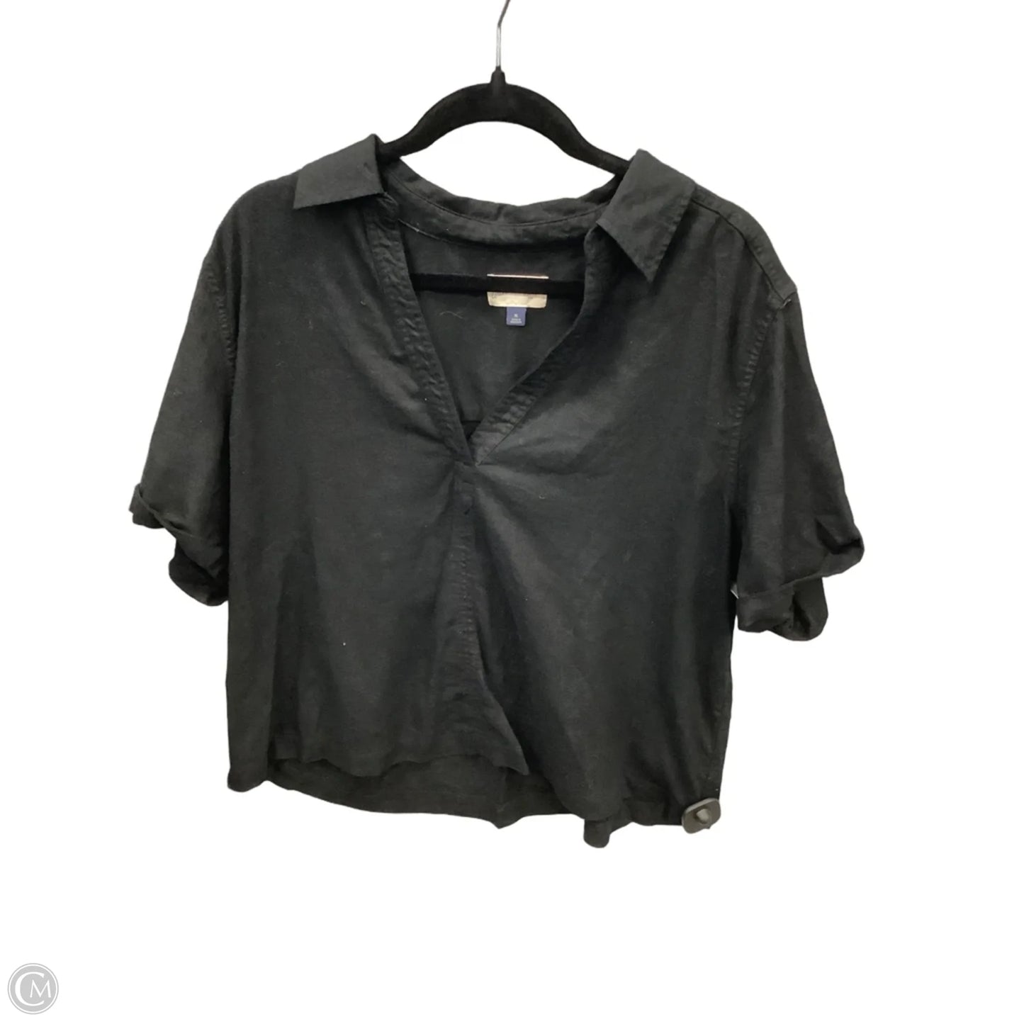 Top Short Sleeve By Universal Thread In Black, Size: Xl