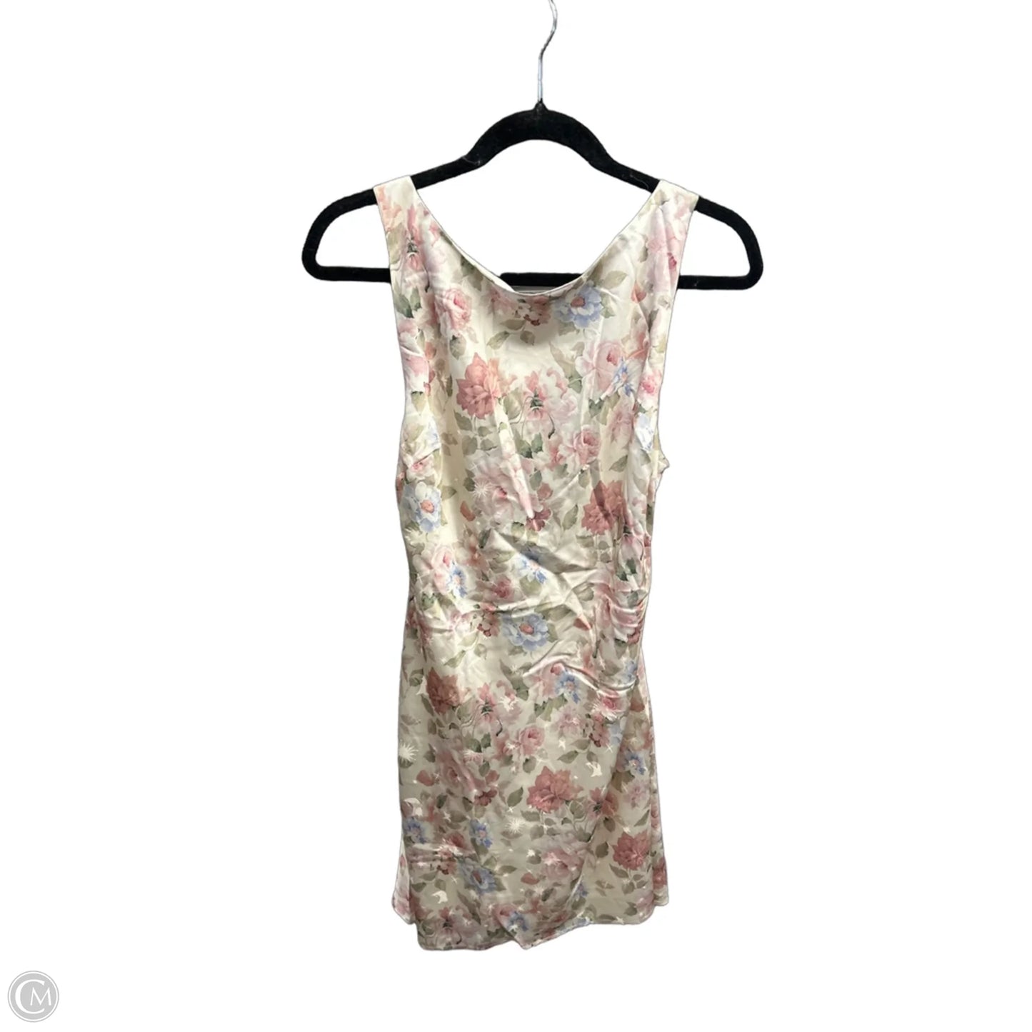 Dress Party Midi By Lulus In Floral Print, Size: Xl