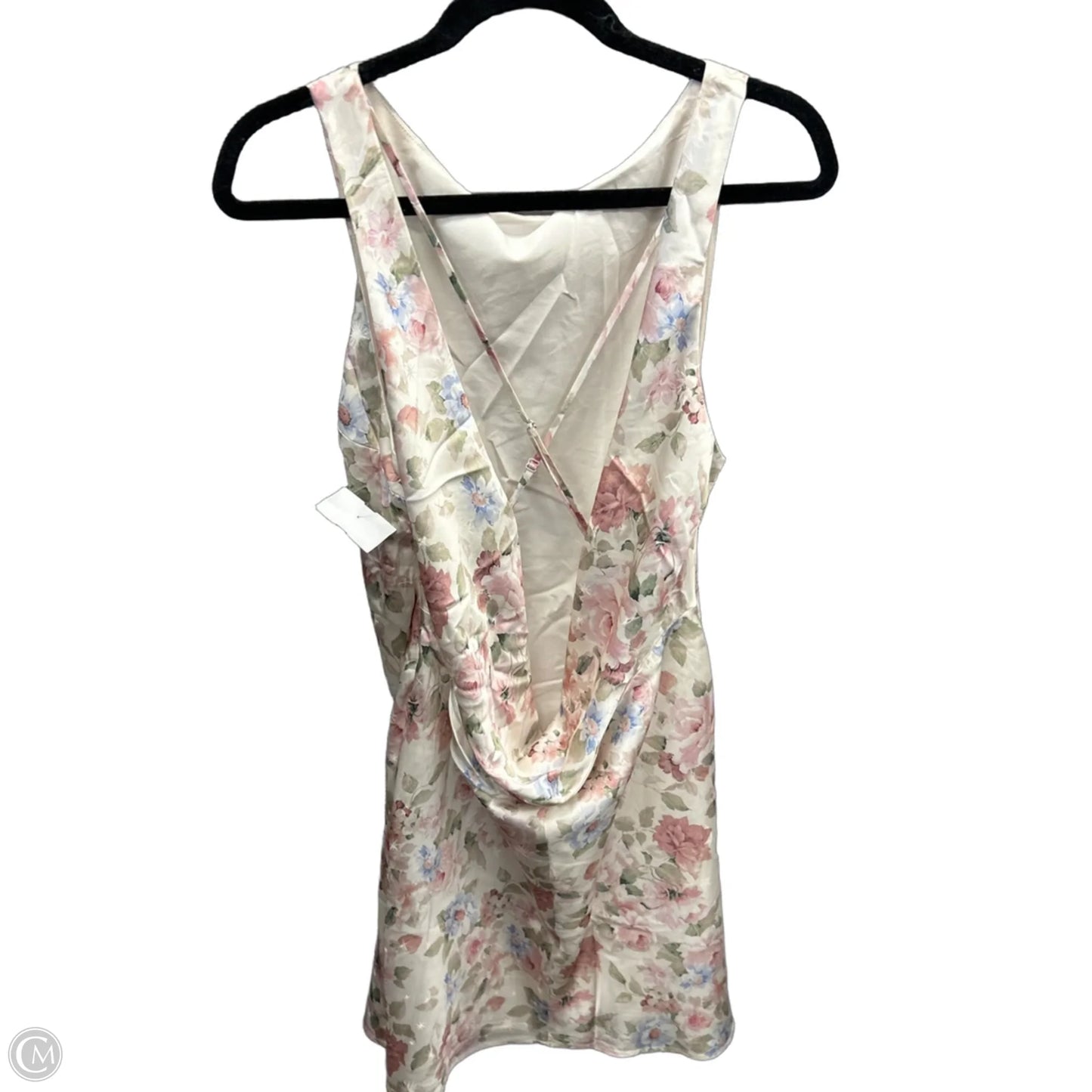 Dress Party Midi By Lulus In Floral Print, Size: Xl