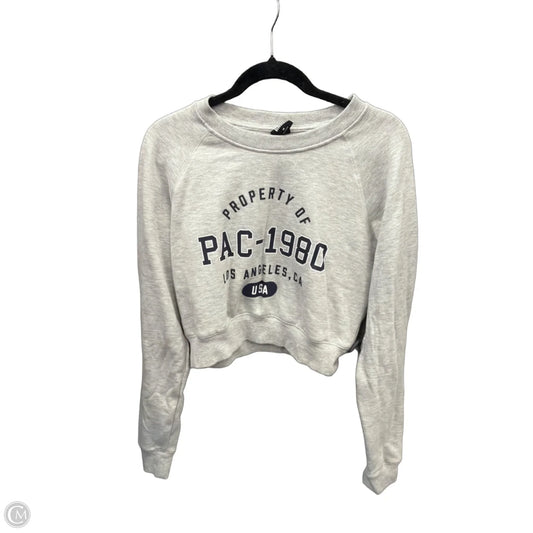 Sweatshirt Crewneck By Pacsun In Grey, Size: M