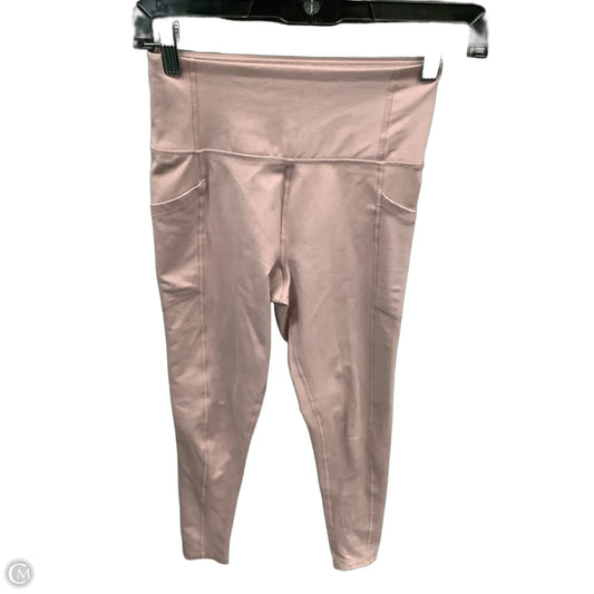Athletic Leggings By Calvin Klein Performance In Pink, Size: Xs