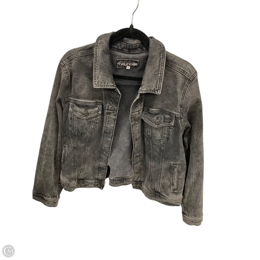 Jacket Denim By Maurices In Black Denim, Size: Xxl