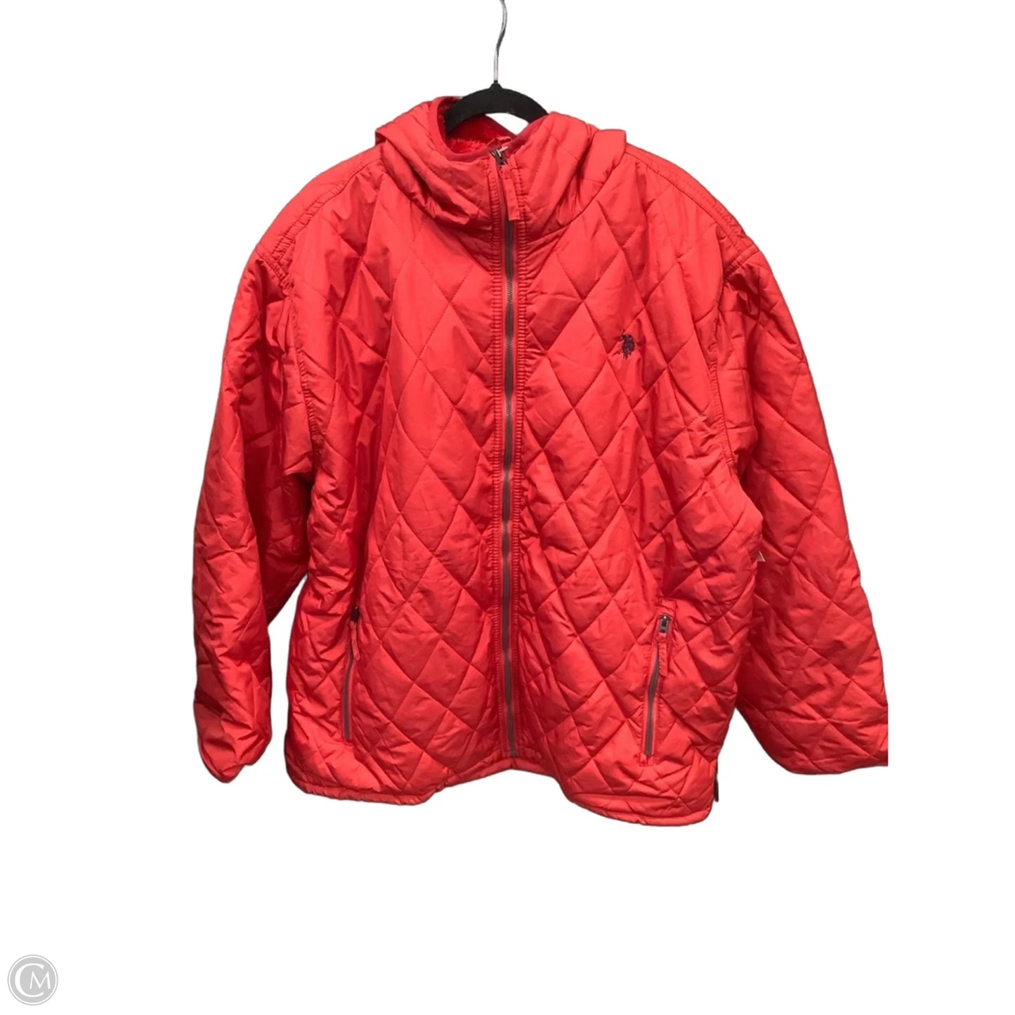 Coat Puffer & Quilted By Us Polo Assoc In Red, Size: 3x