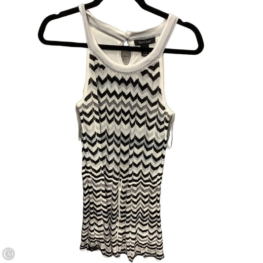 Dress Casual Midi By White House Black Market In Black & White, Size: S