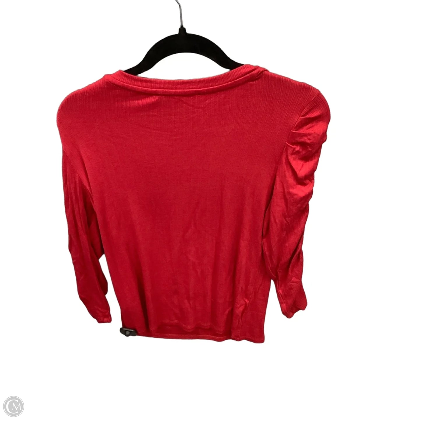 Top Long Sleeve By Tommy Hilfiger In Red, Size: M
