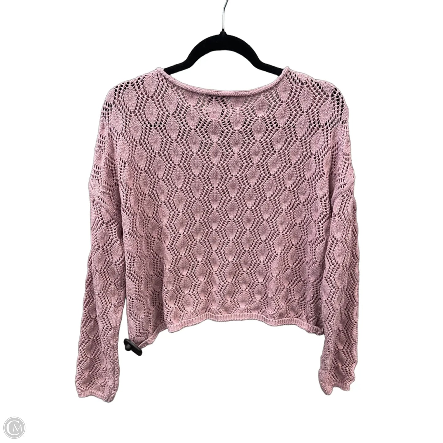 Sweater By Pink Rose In Purple, Size: L