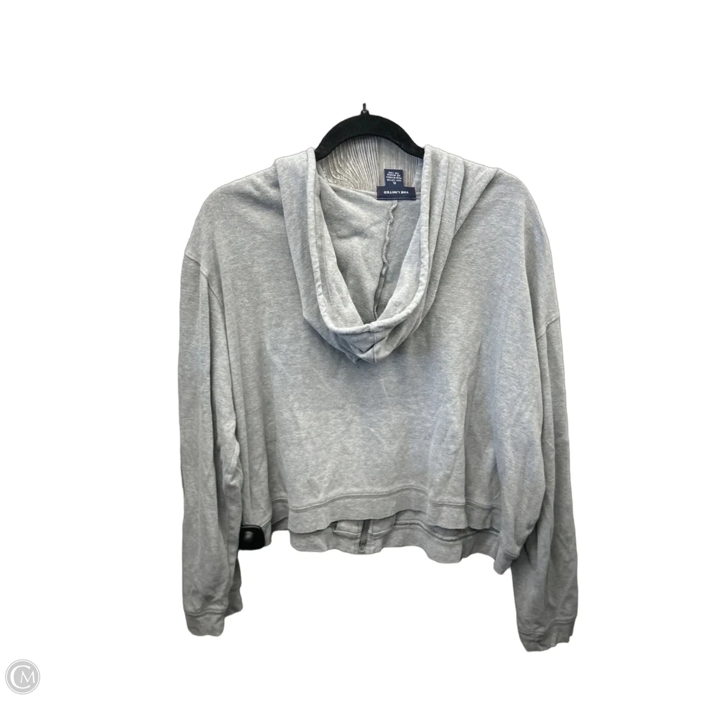 Sweatshirt Hoodie By Limited In Grey, Size: Xl