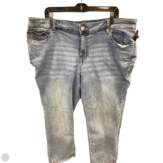 Jeans Straight By Maurices In Blue Denim, Size: 24