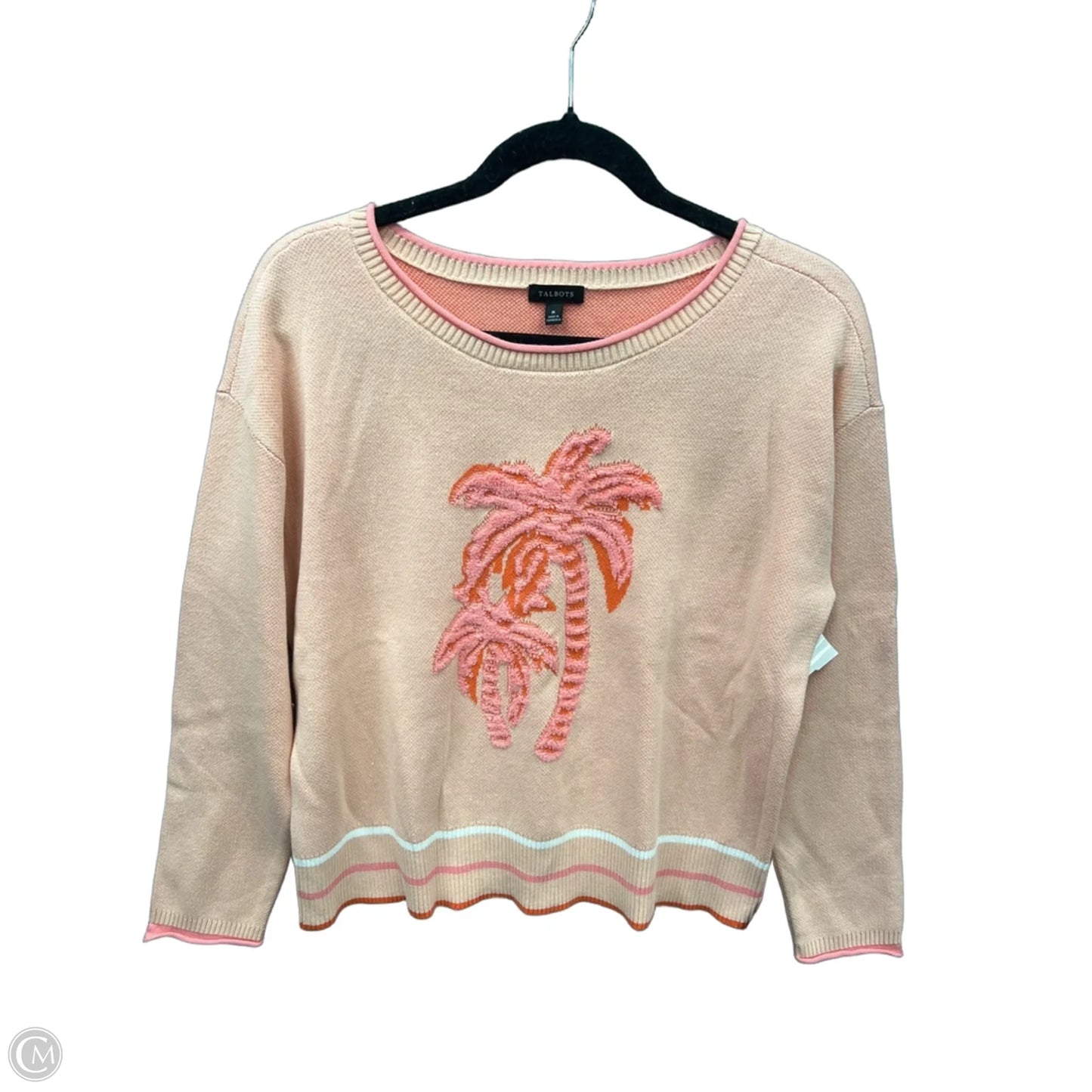 Sweater By Talbots In Pink, Size: M