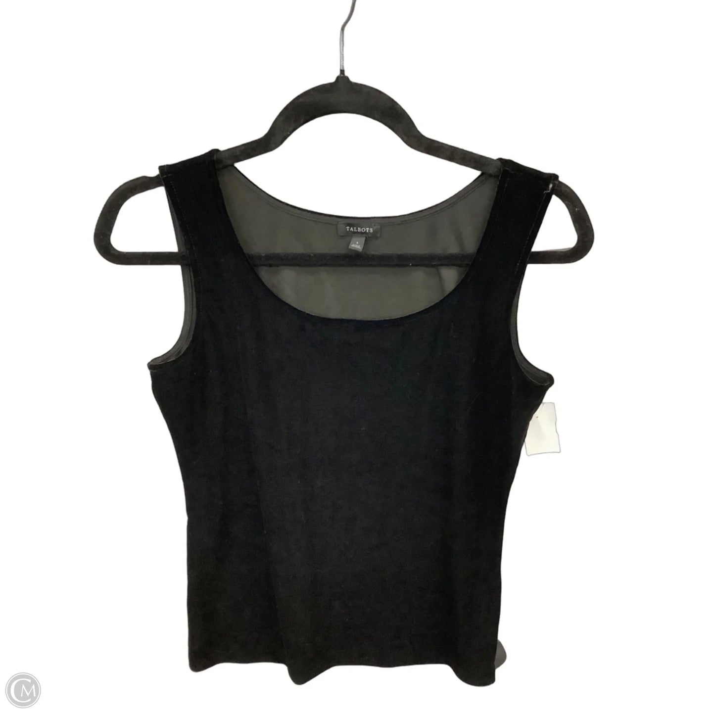 Top Sleeveless By Talbots In Black, Size: S