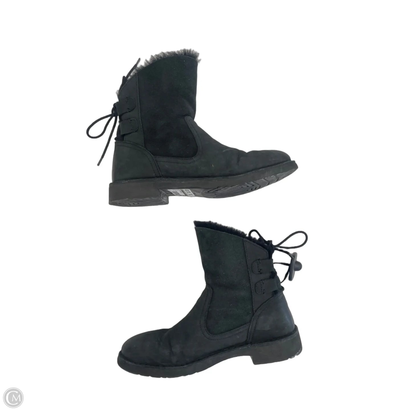 Boots Designer By Ugg In Black, Size: 7