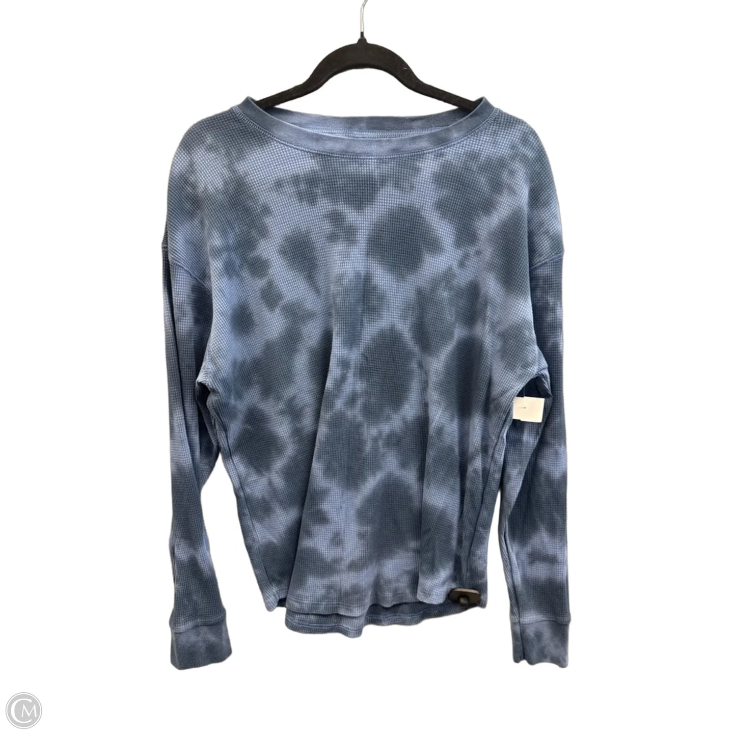 Top Long Sleeve By Time And Tru In Tie Dye Print, Size: Xl
