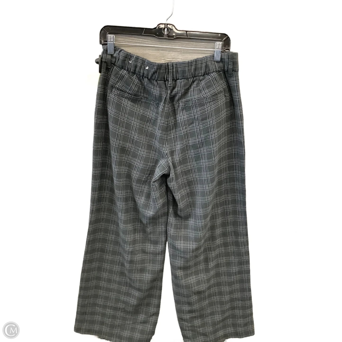 Pants Wide Leg By American Eagle In Plaid Pattern, Size: 4