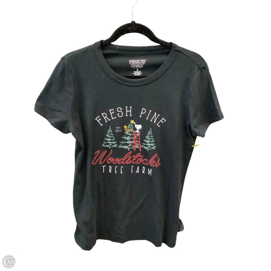 Top Short Sleeve By Clothes Mentor In Black, Size: S