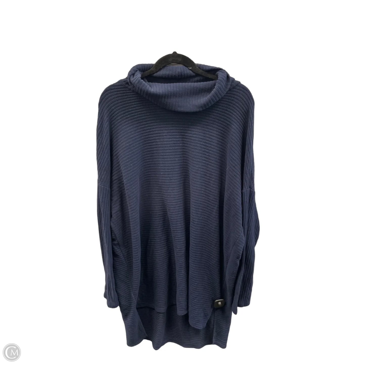 Tunic Long Sleeve By Time And Tru In Navy, Size: Xxl