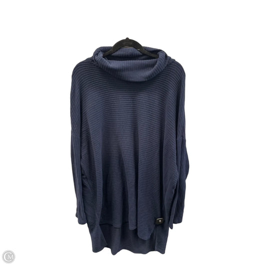 Tunic Long Sleeve By Time And Tru In Navy, Size: Xxl