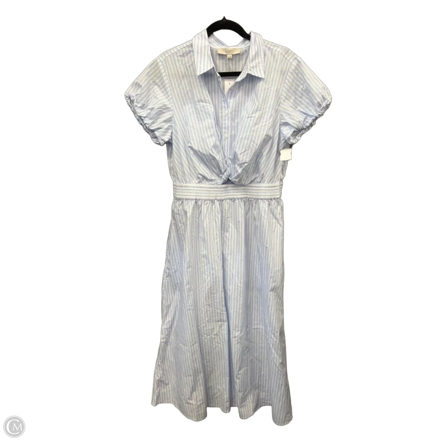 Dress Casual Maxi By Loft In Blue, Size: L